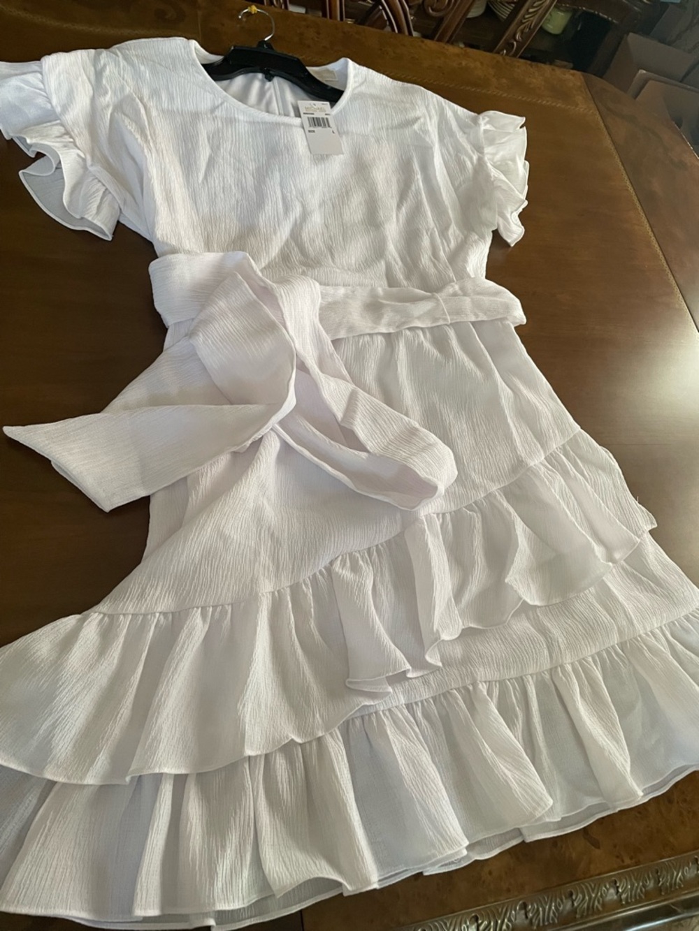 Michael Kors Textured White Dress